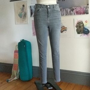 TopShops Jamie Jeans in Heather Grey , Skinny